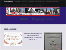 Tablet Screenshot of igbce-ortsgruppe-kamen.de
